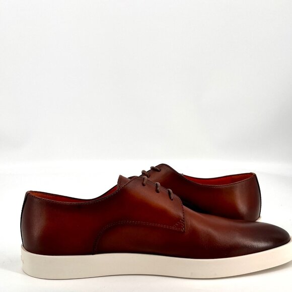 Santoni Men\'s Atlantis Lace up Plain Toe Dress Shoes US Size 11 New In Box main image 5
